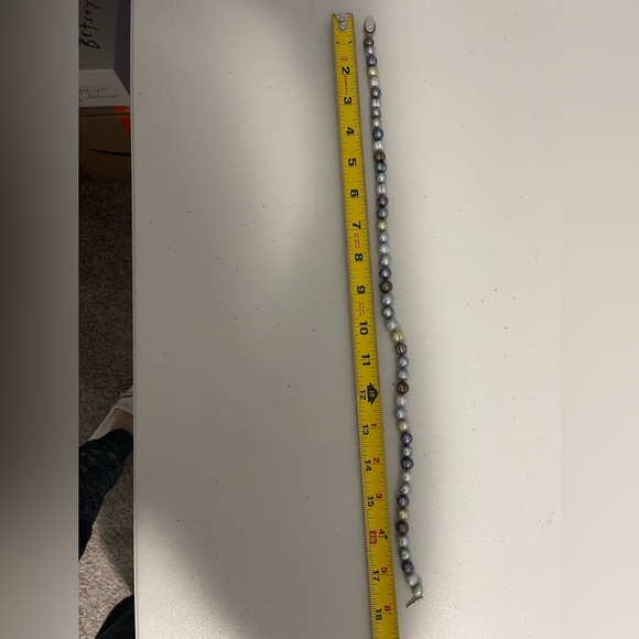 Multicolored pearl necklace - Picture 6 of 6